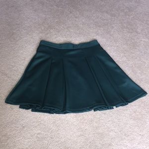 Hunter green forever 21 skirt